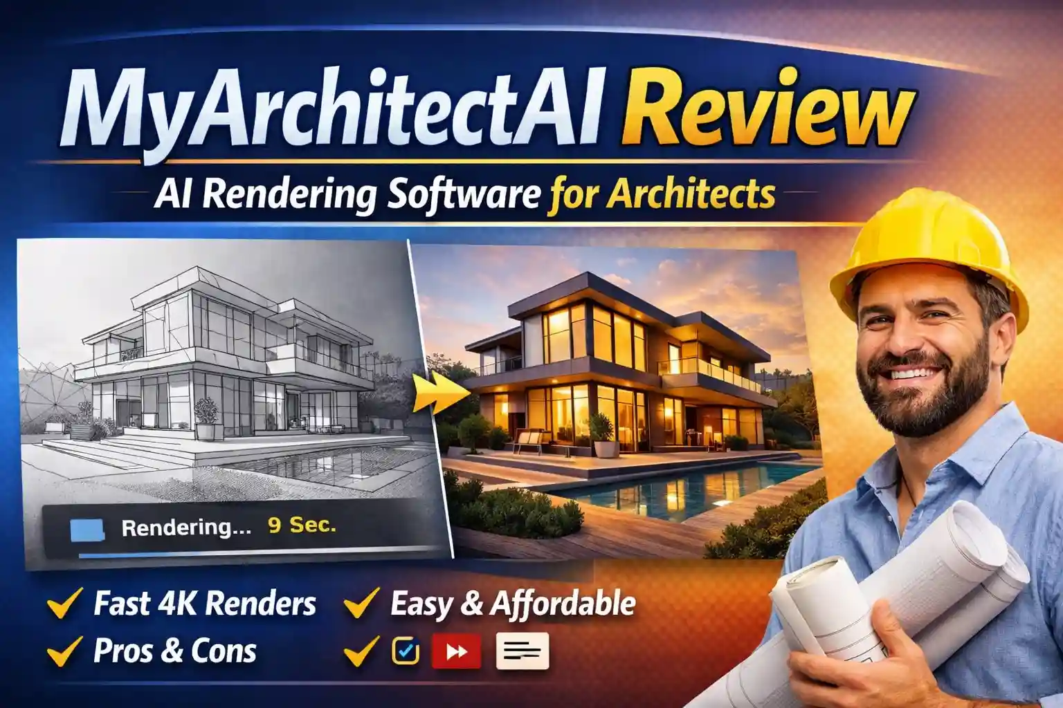 MyArchitectAI Review – AI Rendering Software for Architects