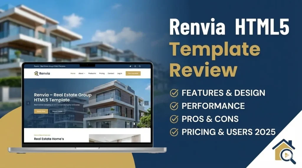 Renvia Real Estate Group HTML5 Template Review