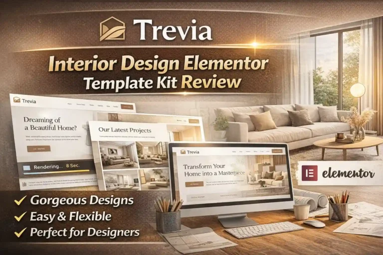 Trevia Interior Design Elementor Template Kit